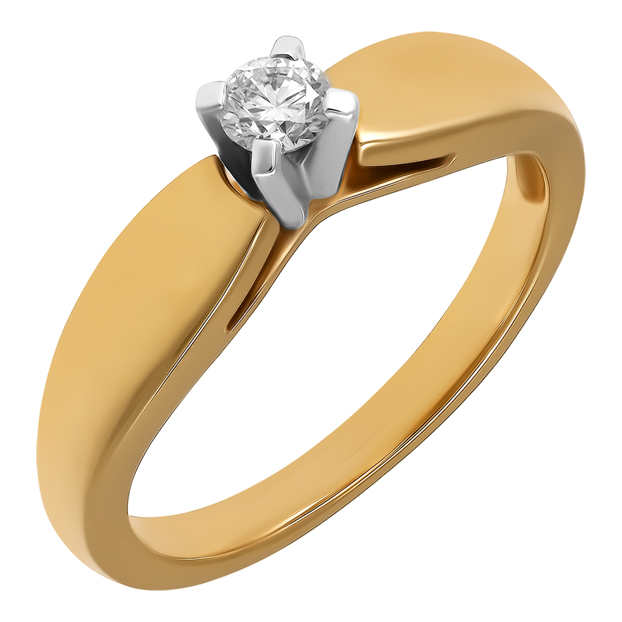 Кольцо, золото, бриллиант, 83159